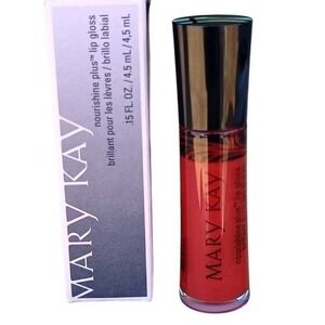Mary Kay NouriShine Lip Gloss Rock N Red : Vitamins C & E **  NIB